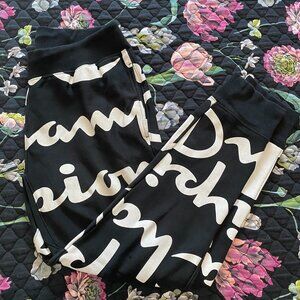 Champion Man SZ Large Reverse Weave Jogger Giant AOP Black NWT